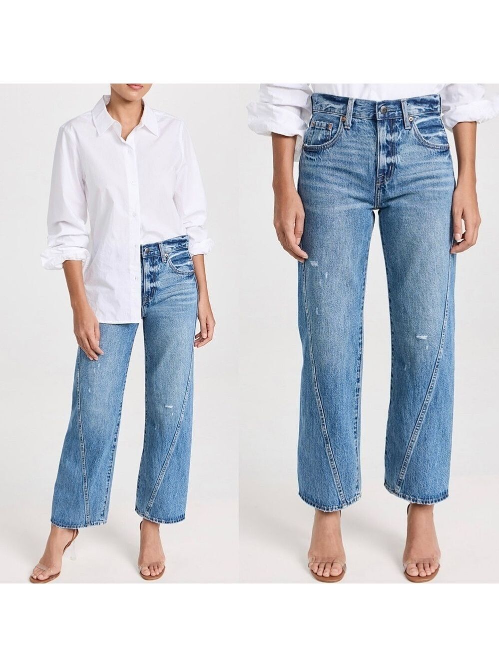 Pistola Bobbie Wide Leg Ankle Jeans - Picture 2 of 10